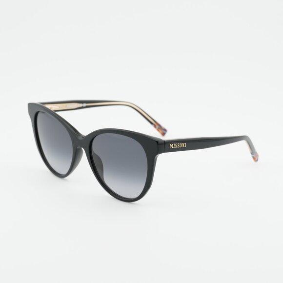 Missoni MIS 0029/S 0807 9O Sunglasses Black Cat Eye Frame, Grey Lenses main image 8